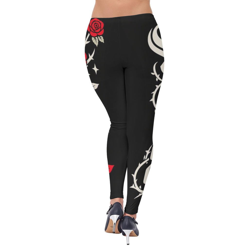 SAVAGE ROSE High-Stretch Leggings