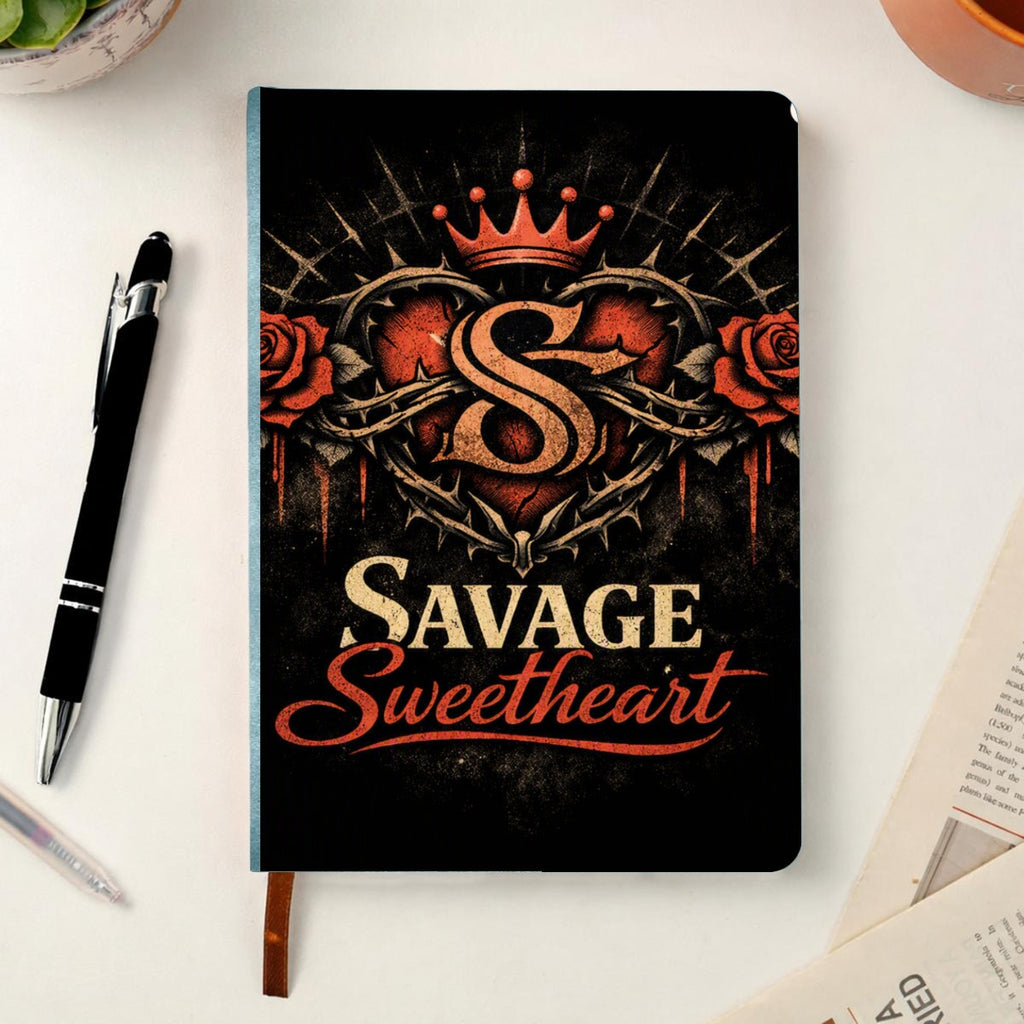Signature Savage Single-Sided Printed Hardcover Notebook