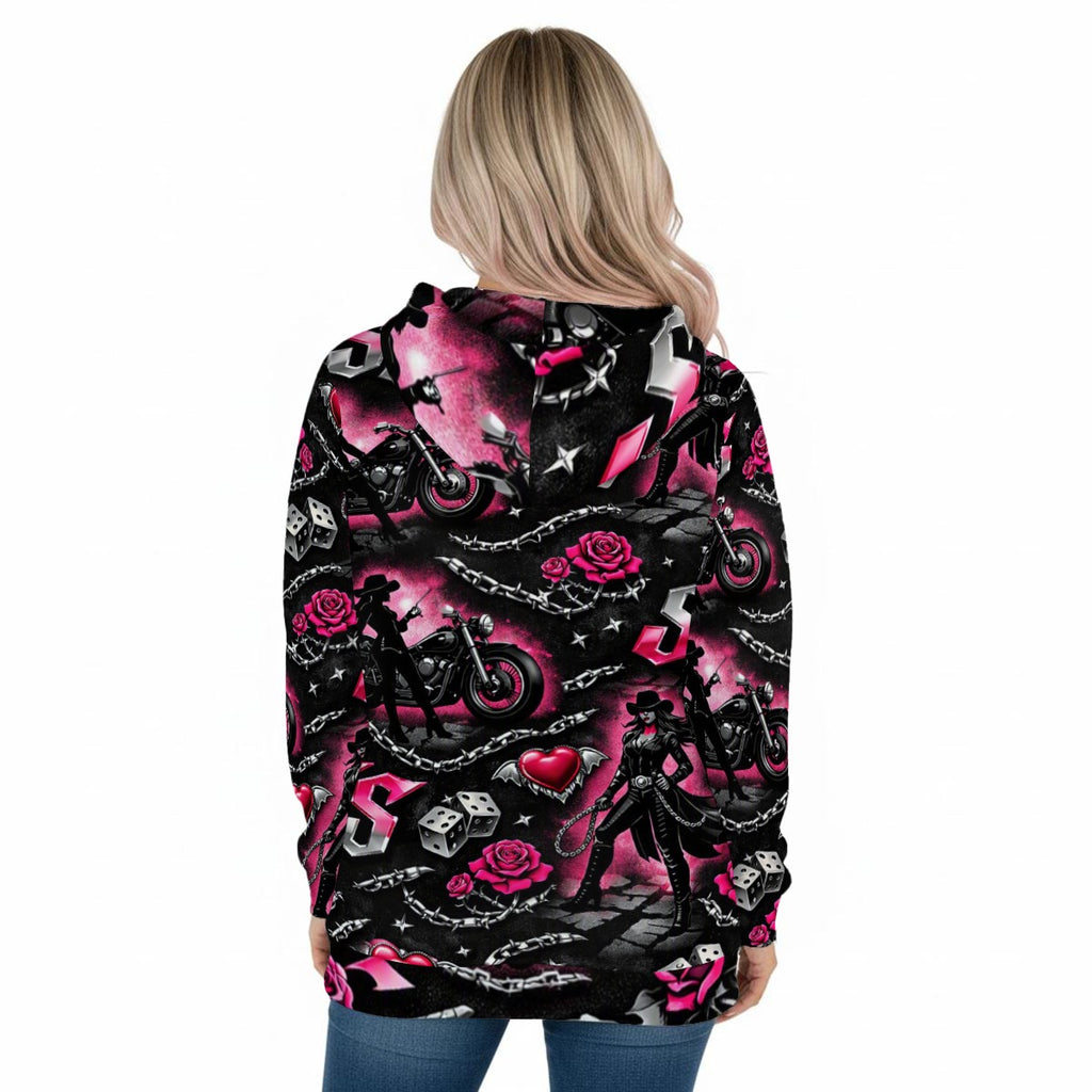 Outlaw Rebel Pullover Hoodie With Drawstring