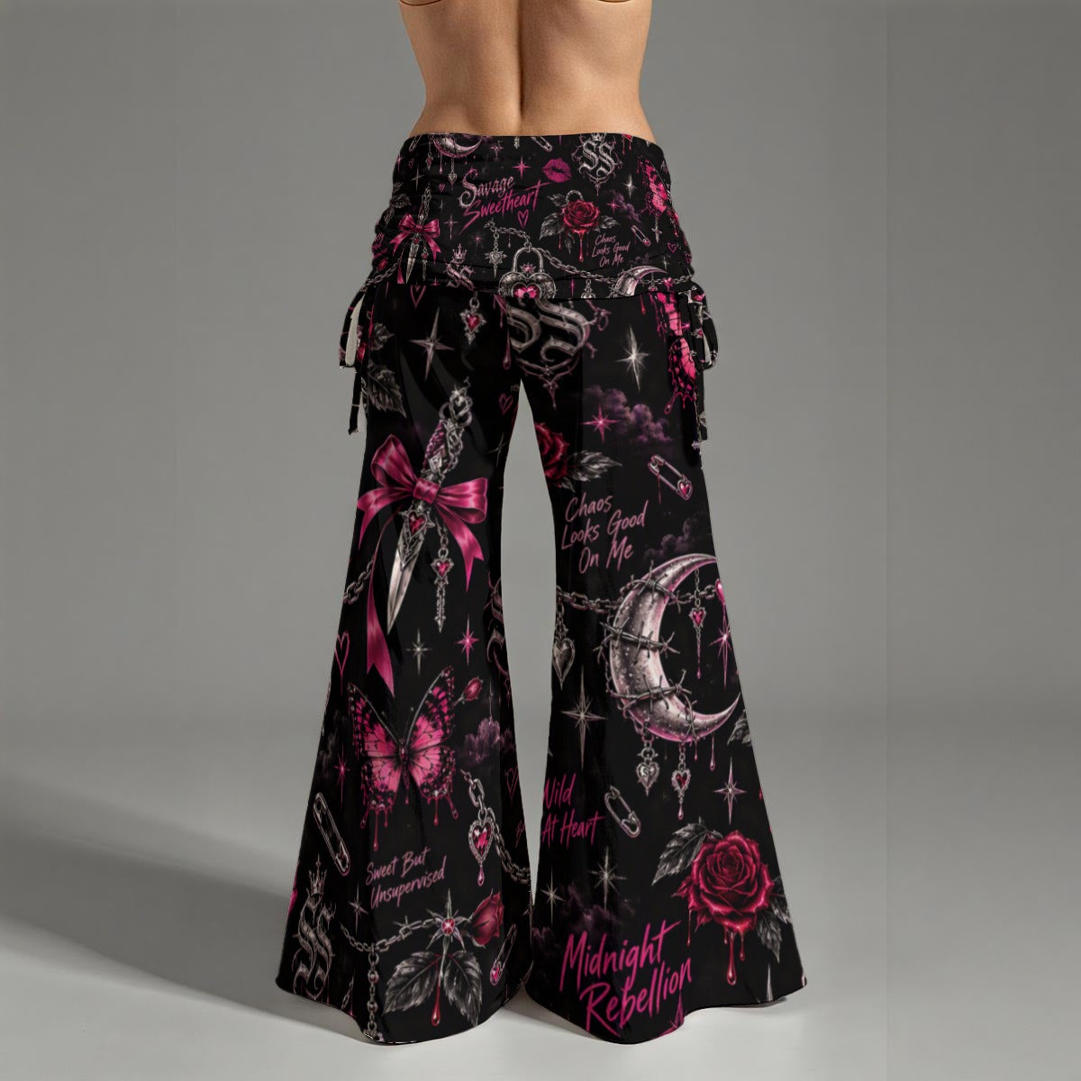 Signature Savage High Waist Wide Leg Pants
