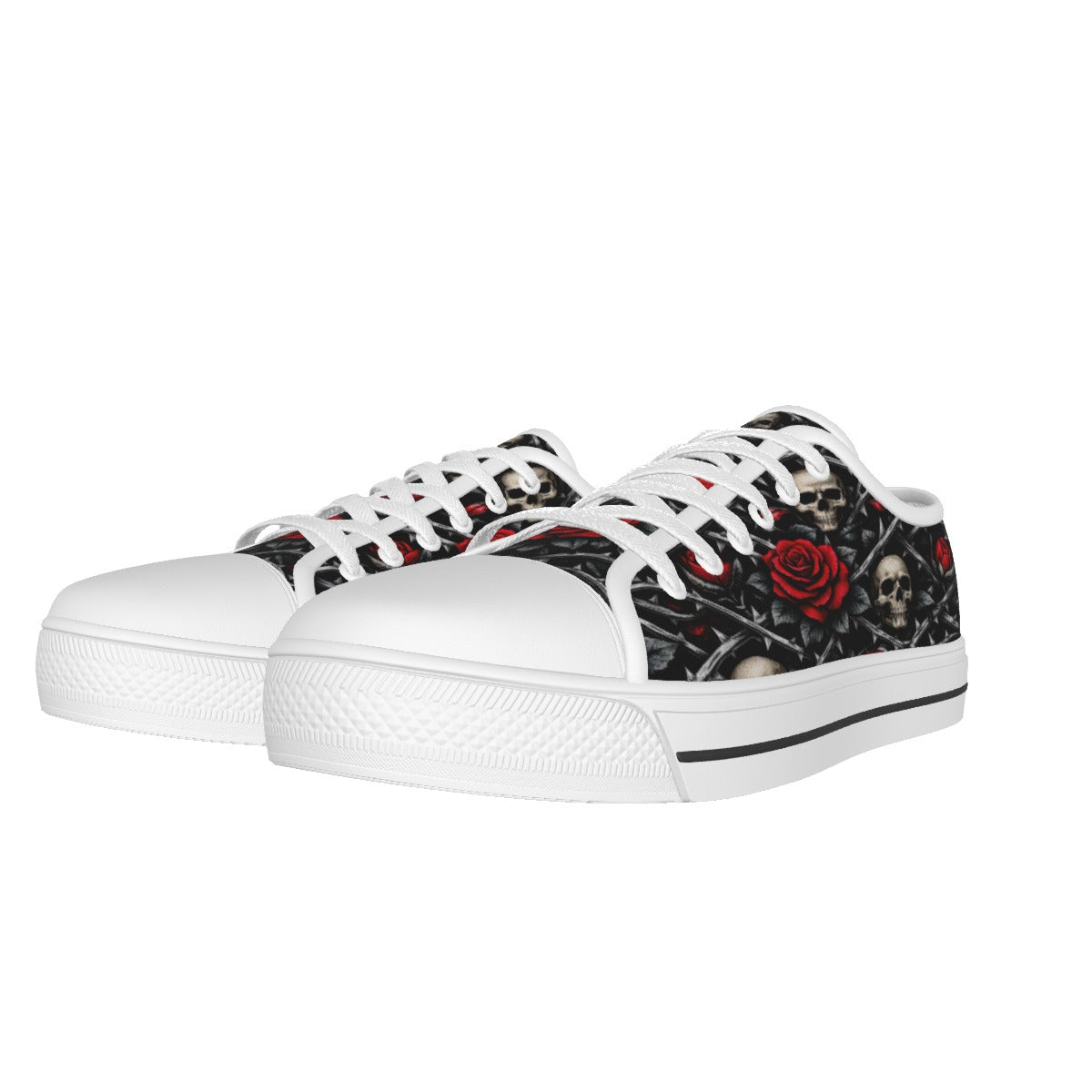 Savage Rose Canvas Shoes