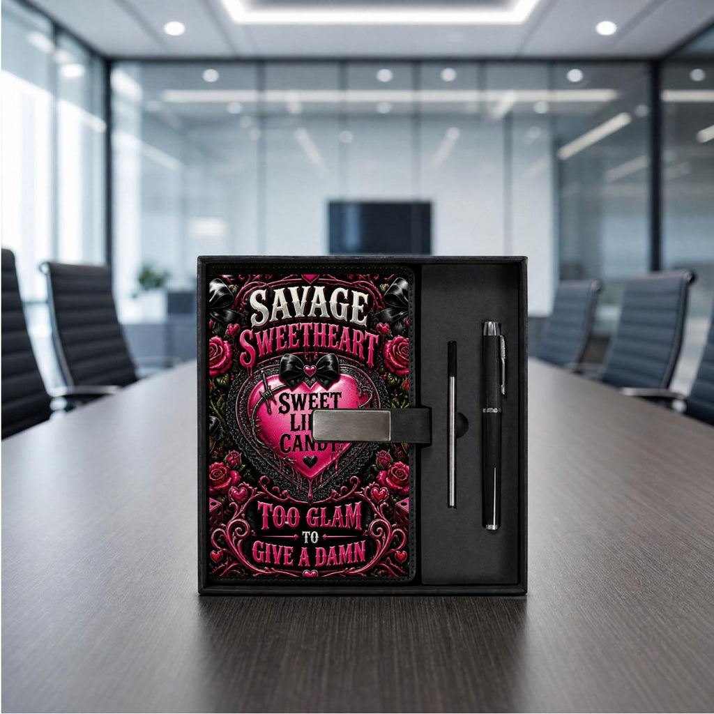 Sweet like Candy Notebook Gift Set with Metal Pen