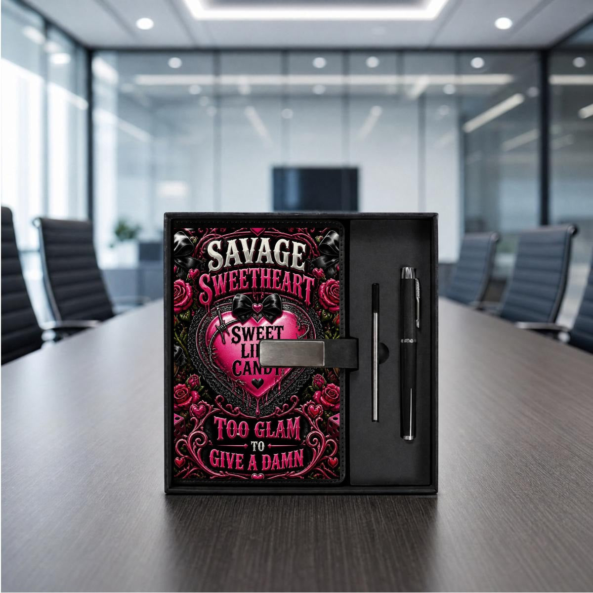 Sweet like Candy Notebook Gift Set with Metal Pen