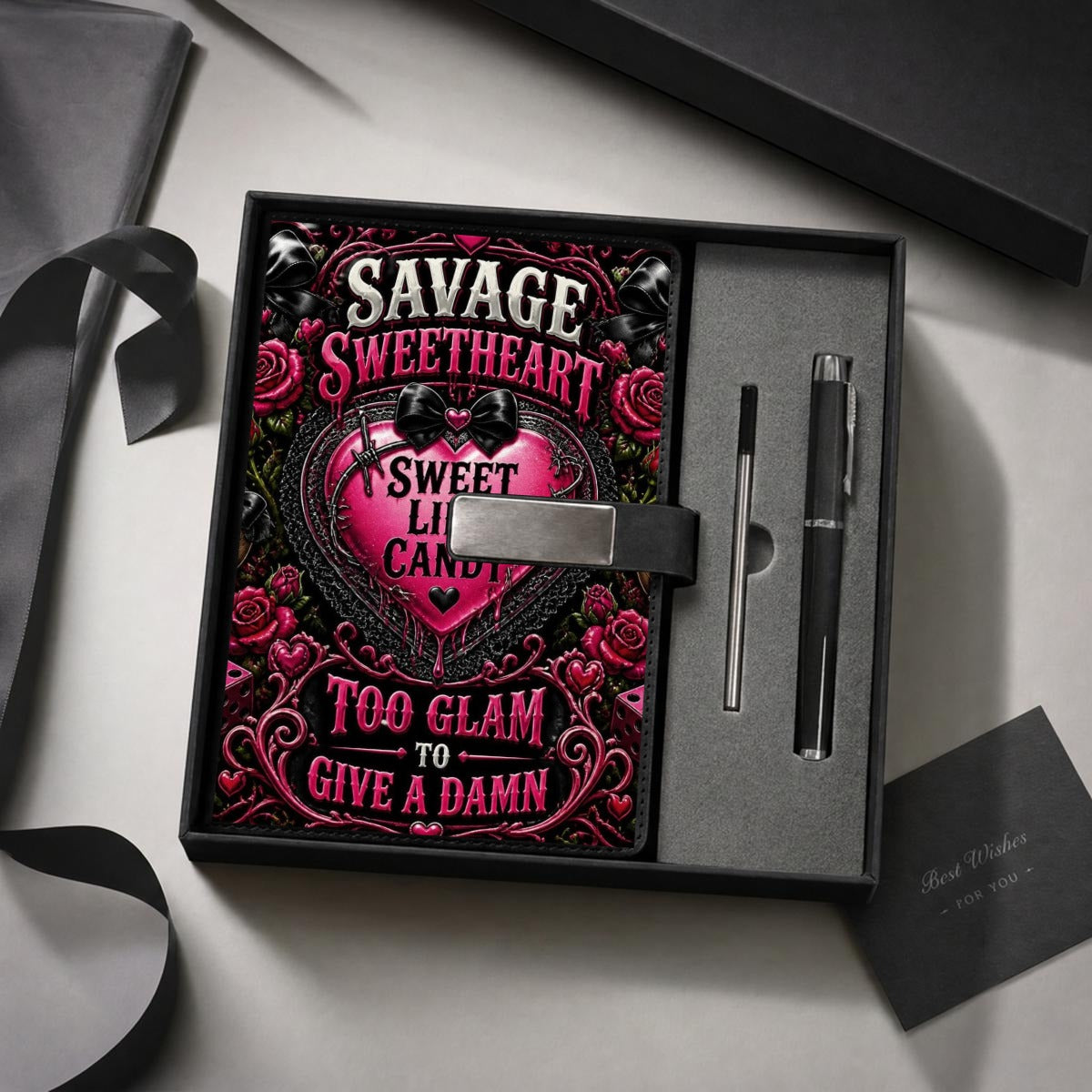 Sweet like Candy Notebook Gift Set with Metal Pen