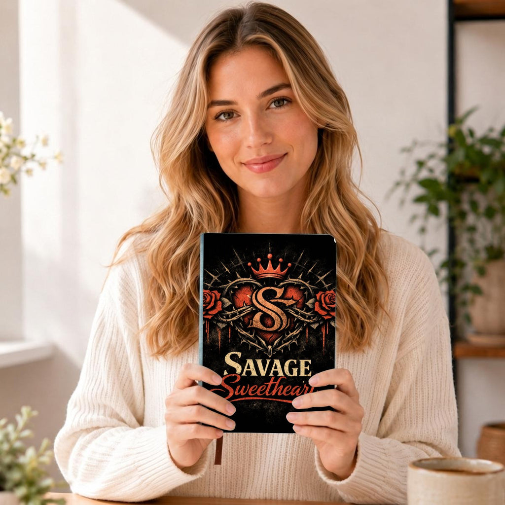 Signature Savage Single-Sided Printed Hardcover Notebook