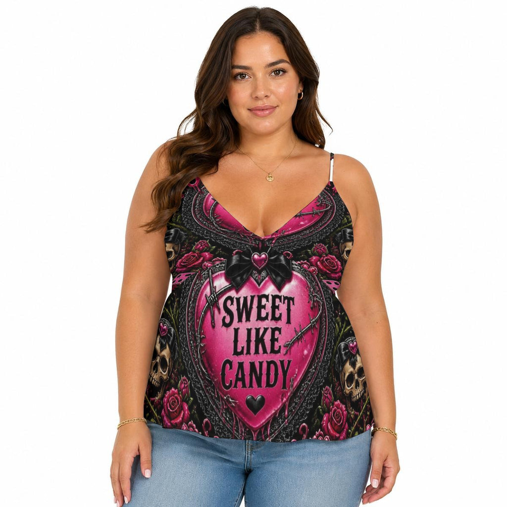 Sweet like Candy Cami Peplum Top