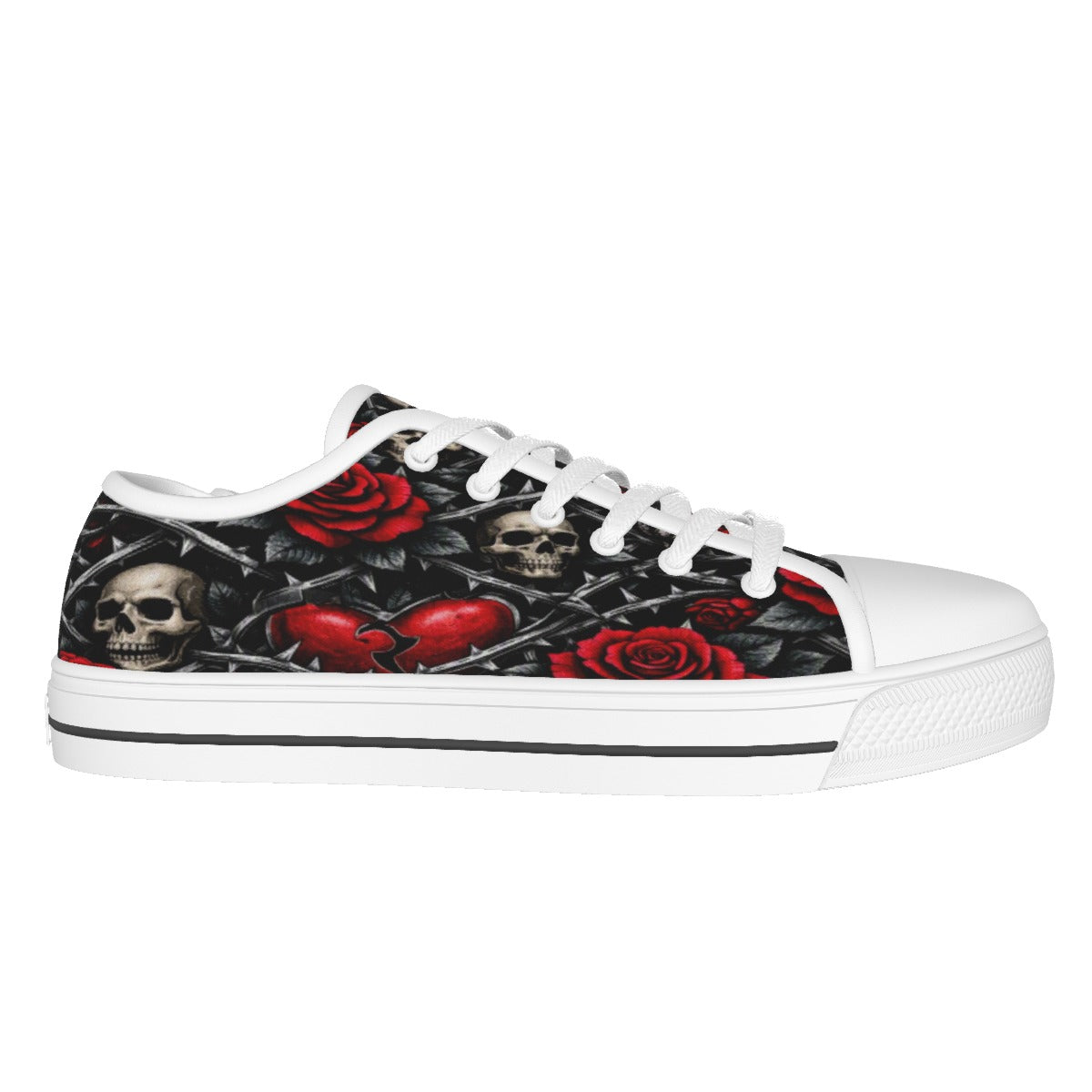 Savage Rose Canvas Shoes