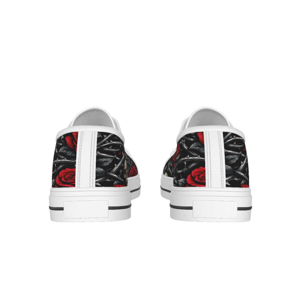 Savage Rose Canvas Shoes