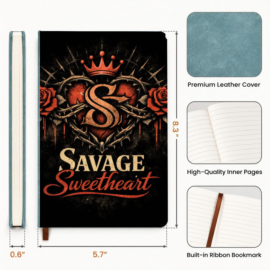 Signature Savage Single-Sided Printed Hardcover Notebook