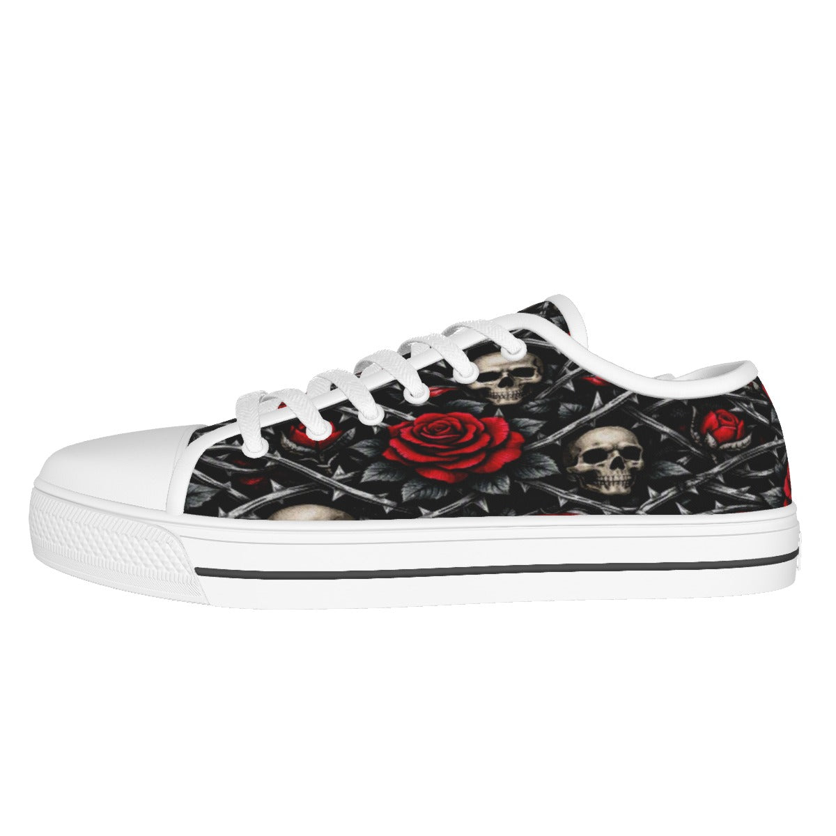 Savage Rose Canvas Shoes