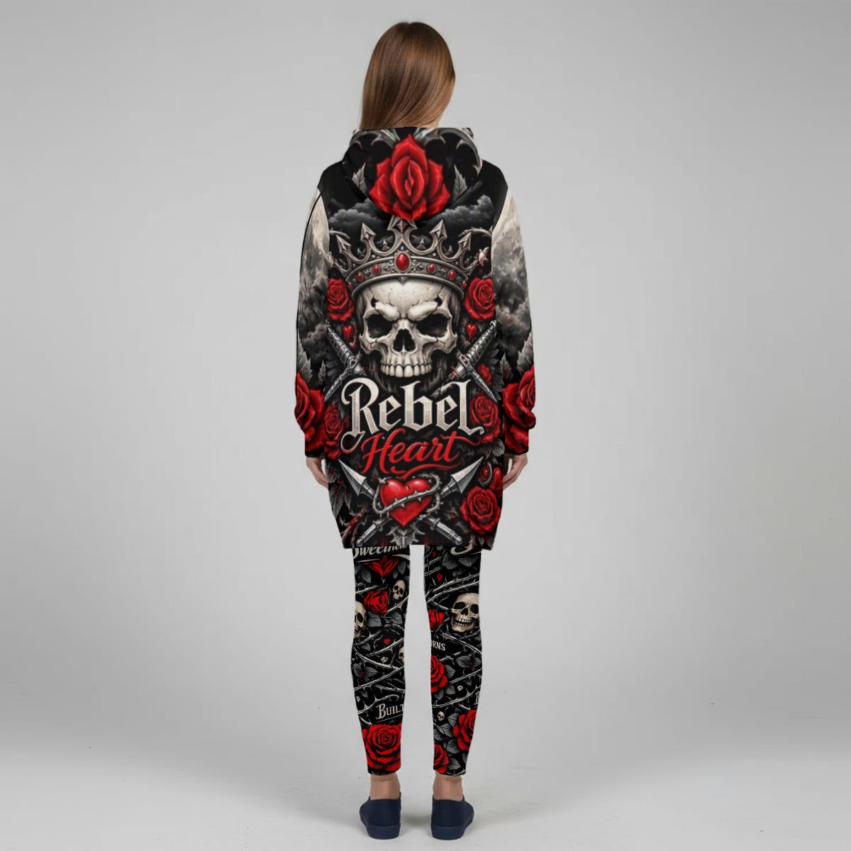 All-Over Print Women's Stretch Hoodie Set