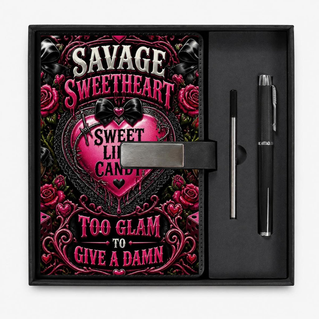 Sweet like Candy Notebook Gift Set with Metal Pen