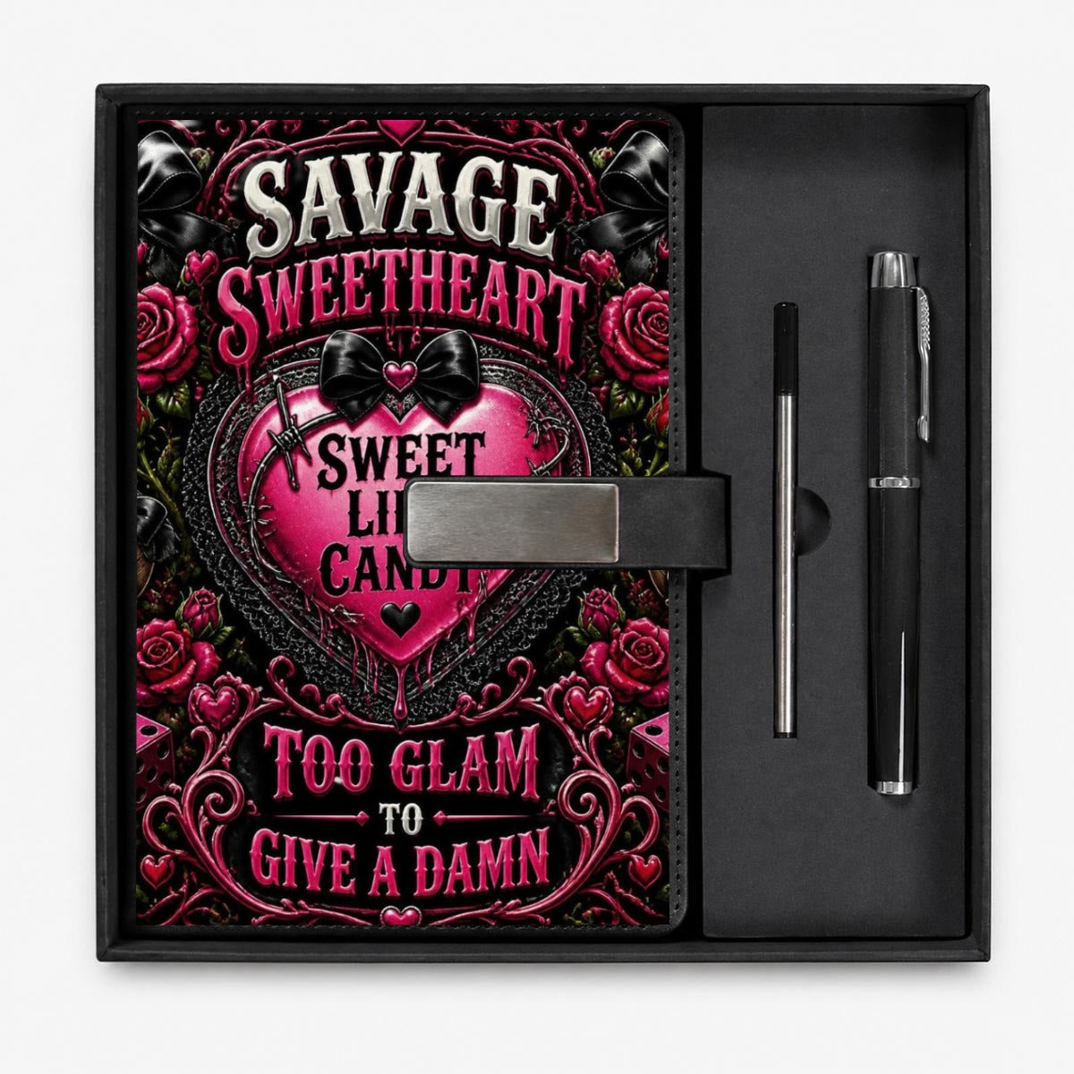 Sweet like Candy Notebook Gift Set with Metal Pen